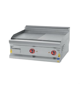 CSA Karacasan 60 cm 600 Seri Set Üstü Elektrikli Yarı Kanallı Izgara 60x60x85Cm