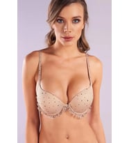 Giyim Heavy Push Up Bra, Ten Konforlu Ve Şık Sütyen, Strapless