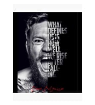 Conor Mcgregor Alıntı Tablo Ahşap Poster Dekoratif