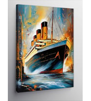 Kanvas Tablo Titanic Yolcu Gemisi