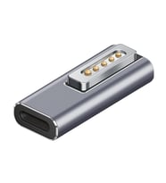 MagSafe MacBook 2 5A Type C PD Mıknatıslı Dönüştürücü Şarj Başlık MacBook Air-Pro (Gri)