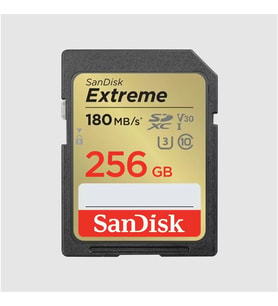 256GB EXTREME PRO SD UHSI 180MB/S 90MB/S SDSDXVV-256G-GNCIN