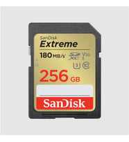 256GB EXTREME PRO SD UHSI 180MB/S 90MB/S SDSDXVV-256G-GNCIN