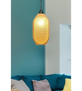 Kovan Serisi Salon , Mutfak , Oturma Odası , Cafe Bar İçin Modern Sarkıt Tekli Avize ( 23 x 27 Cm )
