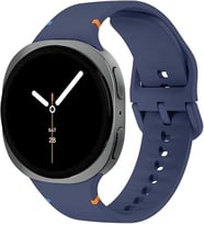 Samsung Galaxy Watch 9 / Watch 8 (40mm/44mm) ve Watch 8 Classic (46mm) Uyumlu Premium Yumuşak Silikon Spor Kordon - Nefes Alabilen, Konforlu, Suya Dayanıklı, Terletmeyen Kayış