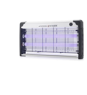 Elektrikli Sinek Öldürücü Cihaz 30W 49 Cm Floresan Alüminyum Siyah Beyaz HDX9304
