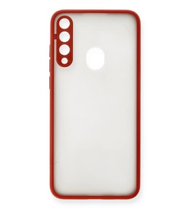 Newface Huawei Y6P Kılıf Montreal Silikon Kapak - Kırmızı