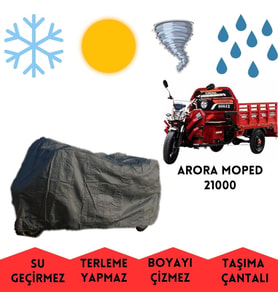 Arora Moped 21000 Kasalı Motor Brandası Su Geçirmez
