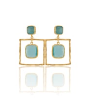 Kadir Jewellery 22 Ayar Altın Kaplama Kadın Sallantılı Küpe -El İşçiliği Ve Hipoalerjenik Küpe