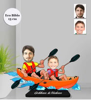 Kişiye Özel Aile Ahşap Eco Biblo -4