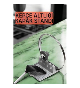 TransForMacion Kaşıklık Tencere Kapağı Standı Kirli Kaşıklık Kepçe Altlığı Düzenleyici 720862