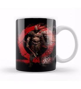 God of War 01 Kupa Bardak Porselen