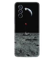 Huawei Nova Y70 Y90 Nova 9 SE  Kılıf Desemli Silikon Astronoot Red Baloon 1608