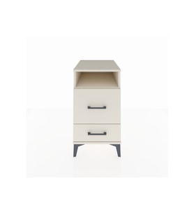 Kronos Komodin Tek Raflı 2 Çekmeceli 44x59x80 Aytaşı-Aytaşı