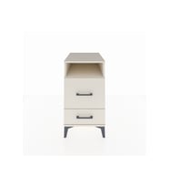 Kronos Komodin Tek Raflı 2 Çekmeceli 44x59x80 Aytaşı-Aytaşı