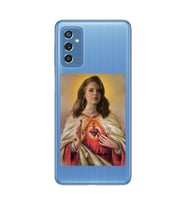 Samsung Galaxy M52 Uyumlu Lana Del Rey Desenli Şeffaf Telefon Kılıfı