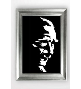 Gümüş Çerçeveli Atatürk Tablo a581