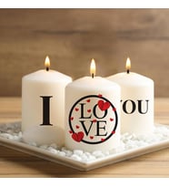 I Love You 3'lü Mum Seti
