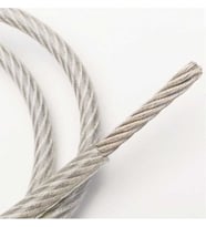 İzoleli Çelik Halat 8 mm 5 Metre