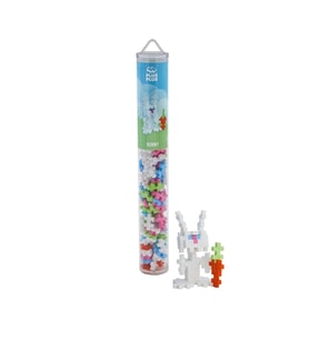 PLUS-PLUS BUNNY TUBE / 100 PCS TUBE