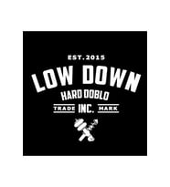 Low Down Hard Doblo Arka Cam Sticker 40*31 Cm