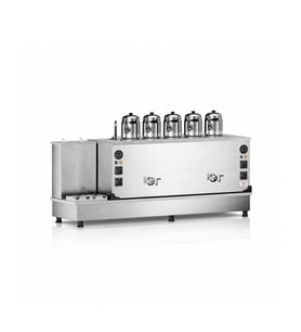 Anka Tüplü İnox Turbo Hibrit 5 Demlikli 50 Litre Çay Makinesi