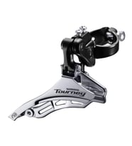 SHIMANO TOURNEY Ön Aktarıcı FD-TY300-DS6 Üçlü Üstten Salınımlı 31,8 mm Bisiklet Orta Aktarıcı