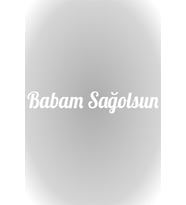 Babam Sağolsun Oto Arkası Sticker Beyaz 20*4 Cm
