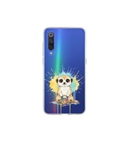 Xiaomi Mi 9 ile Uyumlu Splash Mirket Tasarımlı Şeffaf Silikon Kılıf