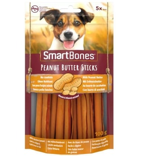 SmartBones Fıstık Ezmeli Sticks Köpek Ödülü