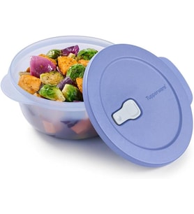Tupperware Micro Oval Serisi Mikrodalga Isıtma Kabı M.Böğürtlen 560 Ml