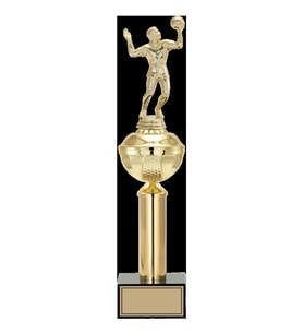 ODAK KUPA - Figürlü Kupalar - Voleybol Erkek Figürlü Kupalar FG-047 B - 42 cm