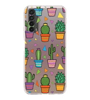 PrintiFy Huawei P Smart 2021 ile Uyumlu Water Color 4  Kamera Korumalı Şeffaf  Kılıf