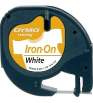 DYMO 18769 LETRATAG ÜTÜ TRANSFER ŞERİT BEYAZ (12mmx2mt)