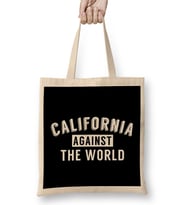 California Against The World Inspired By Aaron Hines Bez Çanta Uzun Saplı