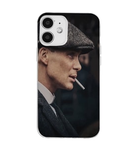 Iphone 12 Uyumlu Thomas Shelby Tasarımlı Şeffaf Telefon Kılıfı