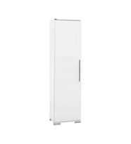 Adore Mobilya Diamond 8 Bölmeli Kapaklı Dolap-Parlak Lake Beyaz 50x187x35 cm (GxYxD)