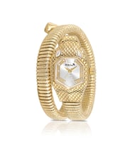 Polo Air Yılan Bileğe Dolamalı Kadın Kol Saati Gold Renk PL-1615B1x