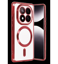 Xiaomi Redmi Note 15 Pro 5G Uyumlu Kross Magneticsafe Kapak - Kırmızı