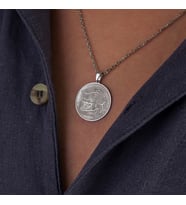 Alligator Necklace - Silver Animal Necklace - 18k Gold Filled Necklace