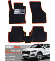 AUDİ Q2 (2020-2024) Uyumlu EVA Paspas Tam Set–Araca Özel,Su Geçirmez,Hızlı ve Kolay Montaj