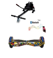 CityMate Smart Balance Elektrikli Kaykay Hoverboard 8.5inch + Hoverkart Set Akıllı Denge Ledli Bluetooth D01