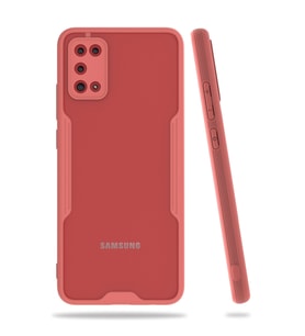 Samsung Galaxy A02s Kılıf Platin Silikon - Pembe