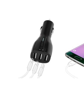 SBS 3 Çıkışlı Araç Şarj Cihazı (4.100 mAh)