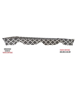 TENTE Salıncak Tentesi Gölgelik 3 Kişilik Tente Gölgelik 200x130 CM-KARAÇATI