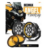 E-Mark- Tip Onaylı Beemax White Angel HardCap 140 Watt Profesyonel Motosiklet Led Sis Far Takımı BMW 1200-1250-1300GS