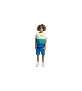 Rolypoly Erkek Çocuk %100 Pamuk Kısa Kol Şortlu Pijama Takımı RP3548