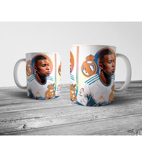 Pixxa Kylian Mbappe Real Madrid Kupa Bardak Model 2