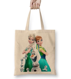 Elsa Frozen Fever Anna Olaf Bez Çanta Uzun Saplı