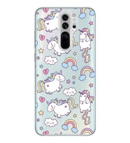 Xiaomi Redmi Note 8 PRO Uyumlu Unicorn Tasarımlı Şeffaf Telefon Kılıfı